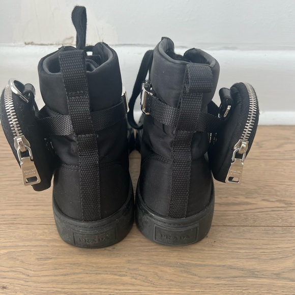 Women’s Prada Nylon high top sneakers - Picture 5 of 9